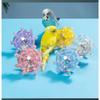 Interactive Parrot Toy Bird Cage Toy for Parrots Rotating Treat Dispenser for Mental Stimulation and Entertainment