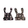 Lovely Bunnies Ear Knitted Hat Star Pattern Winter Hat Outdoor Softable Warm Hat for Winter Warmth