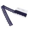 Lace Ribbon Clothing Accessories Decorating Crafts DIY Materials 10 Yard 2cm Width Dark Blue