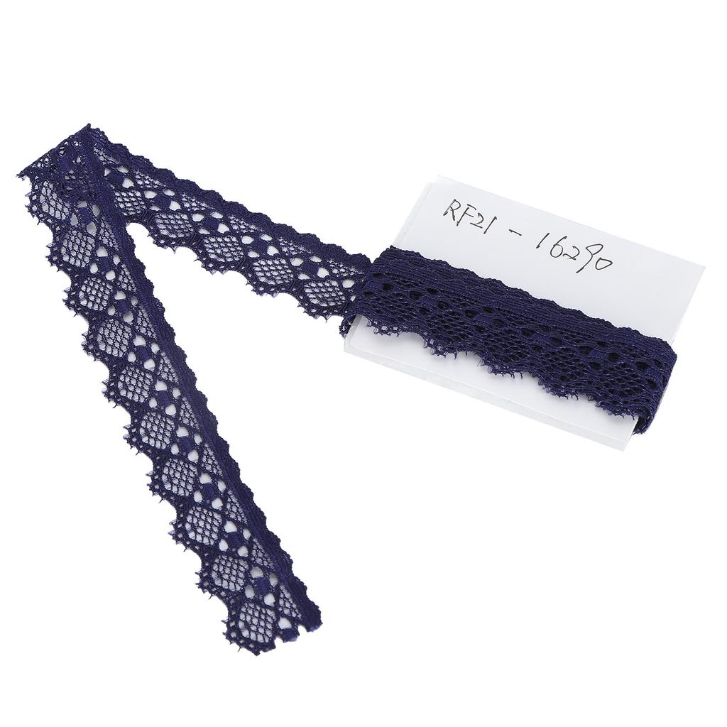 Lace Ribbon Clothing Accessories Decorating Crafts DIY Materials 10 Yard 2cm Width Dark Blue