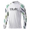 Mens Quick-Dry UV Protection Fishing Shirt With Hood Lightweight Breathable Outdoor Sport Long Sleeve Top