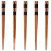 Happy Set of Made In PID4807 J-kitchens Chopsticks, 5, Material Wood, Chopsticks, Japan,