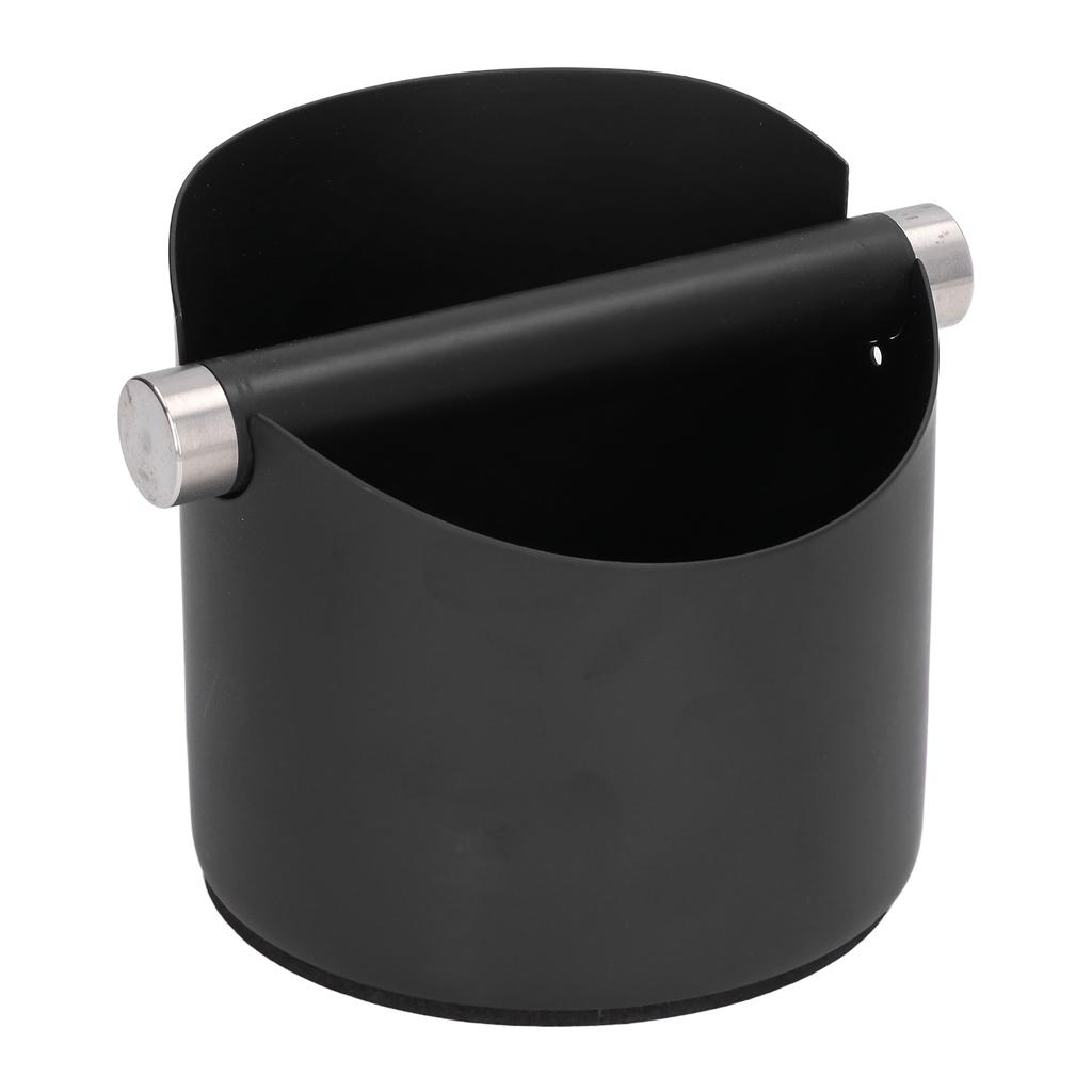 Coffee Grounds Bucket Stainless Steel Rubber Coffee Dump Bin for Home Restaurants Bars