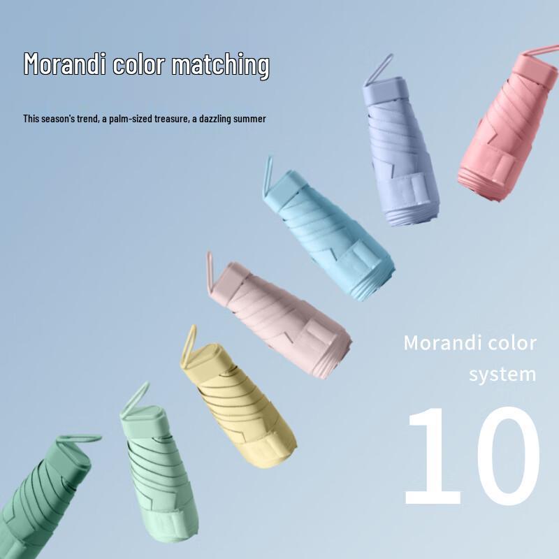 MAYDU M6113 Five-Fold UV Protection Card Umbrella