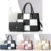 Fashion Color Blocked Checkered Pattern Women Casual Shoulder Bag For Daily Use
