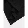 European sizes T-Shirt - Black Crewneck Tee, Plus Size Big & Tall Everyday Casual Shirt for All-Season Wear, Cotton T Shirts