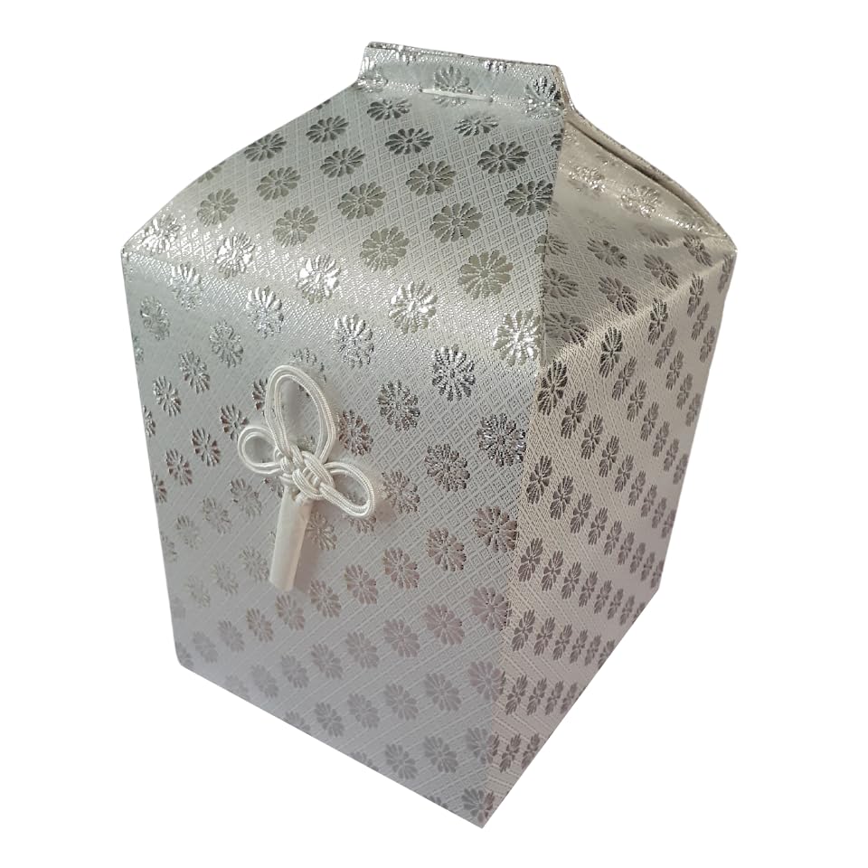 6-inch Urn Cover, Wide Gold (Silver), Ideal for Urn Storage, Home Storage, Funeral Supplies, 6-inch Size