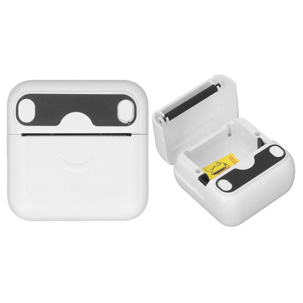 Mini Drukarka Połączenie Bluetooth Maszyna do Druku Bez Atramentu z Papierem na Błędne Pytania Notatki
