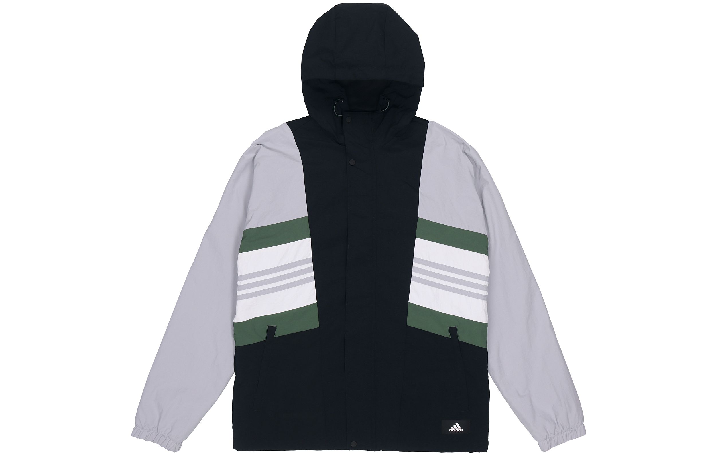 Adidas Jackets Men s Silver Gray Hooded Thickened Other GU1739 S