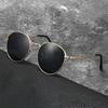 Classic Metal Frame Sunglasses Aesthetic Oval Small Shades Uv400 Protection Vintage Sun Glasses Trendy Unisex Steampunk Eyewear
