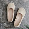 Summer New Sandals Mesh Breathable Women's Shoes Anti Slip Black Work Shoes Comfortable Casual Single Shoes