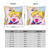 Sailor Moon Kawaii Meme Pillow Case  Soft Pillow Cover For Office Car Home Decor Retro Trendy Pillowcases