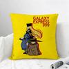 Anime Galaxy Express  Cushion Cover Natural Linen Pillowcase Set AllinOne Decor for Sofa Bedroom  Chair
