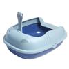 Semi-Enclosed Detachable Cat Litter Box with Anti-Splash Design and Shovel