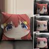 The Quintessential Quintuplets Pillow Case Natural Linen Double-Sided Printing Sofa Home Decor Cushion Cover