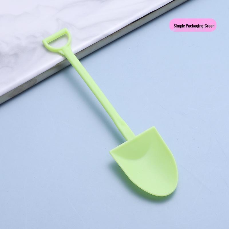 

Individually Wrapped Creative Dessert Shovel Spoon for Ice Cream, Cake, Pudding, and Sundae 100 Pieces