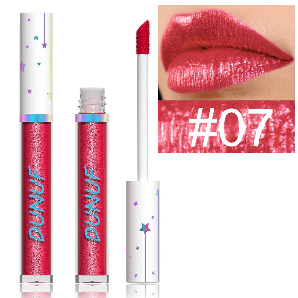 Glitter Lipgloss Langvarig Farge Skinnende Glød Lipglans for Halloween Scene Festsminke Høypigmentert Leppestift Gotisk Leppesjokk Gaveidé