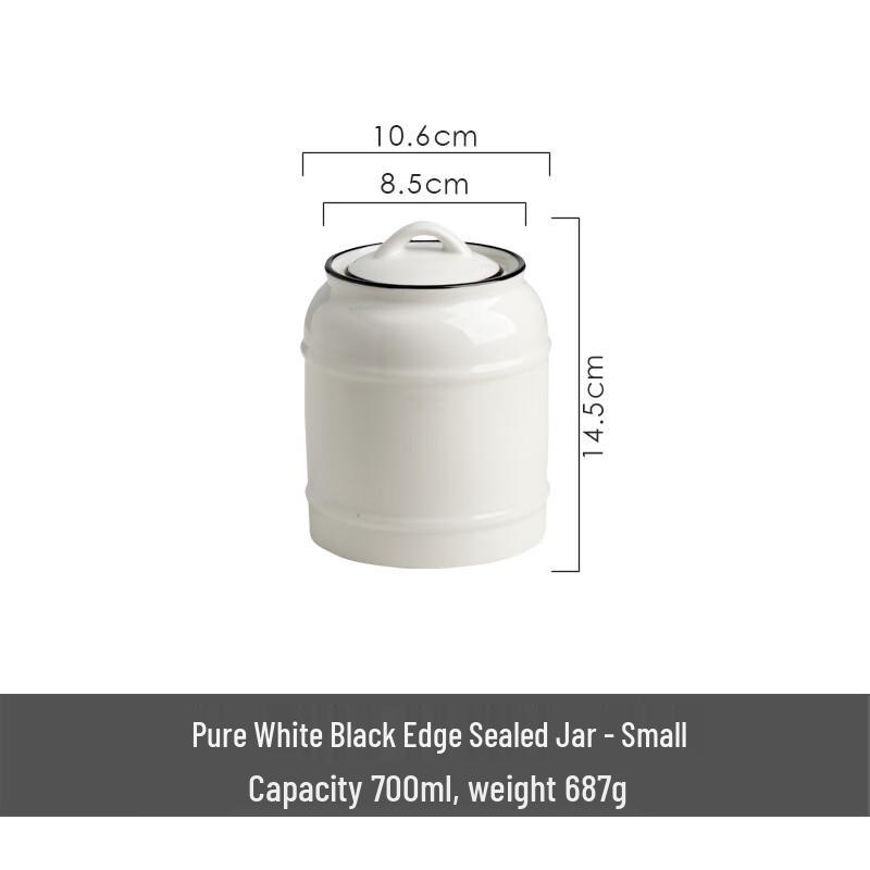 ZISIZ Ceramic Tea Storage Jar