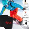 Cuttable Snowboard Shin Pads Black Foam Shin Guards for Ski Boot Liner Winter Skiing Protection