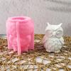 Owl Figurine Silicone Candle Molds for Candle Soap Making Molds 3D Owl Statue Silicone Molds for Epoxy Resin Art Craft