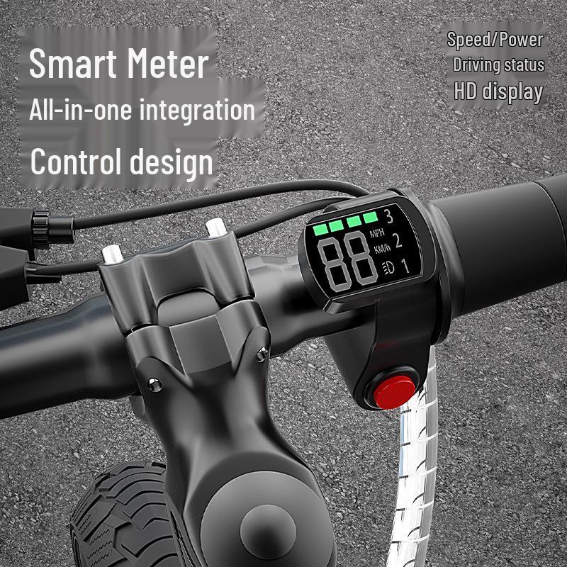 Adjustable Electric Kids' Bicycle for Ages 3-12 - Suitable for Boys and Girls