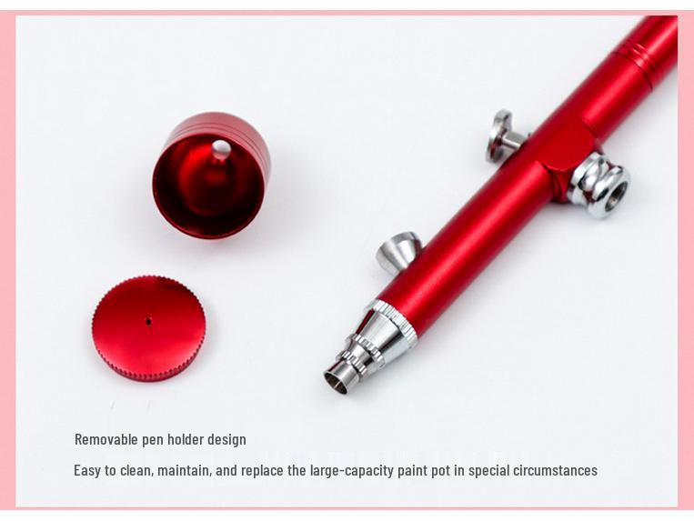 130 Model Airbrush Kit: Beginner Spray Gun for Art, Wall Painting, Furniture Repair, and Cake Decorating