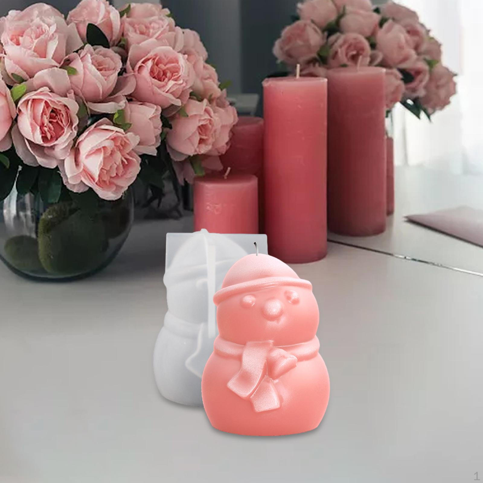 Christmas Silicone Model Candle Making Polymer Clay Crafts Resin Casting Style A