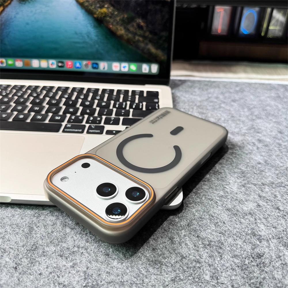 

Magnetic Matte Translucent Barcode Slim Hard Case For iPhone 17 Pro Max Air 16 15 14 Plus 13 12 For Magsafe Frosted Cover Shell For iPhone 12