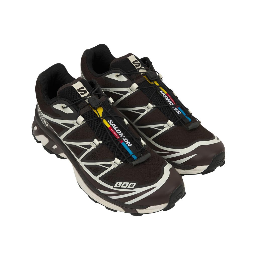 SALOMON XT-6 Coffee French Roast Men Sneakers Brown Vanilla-Ice L47866100