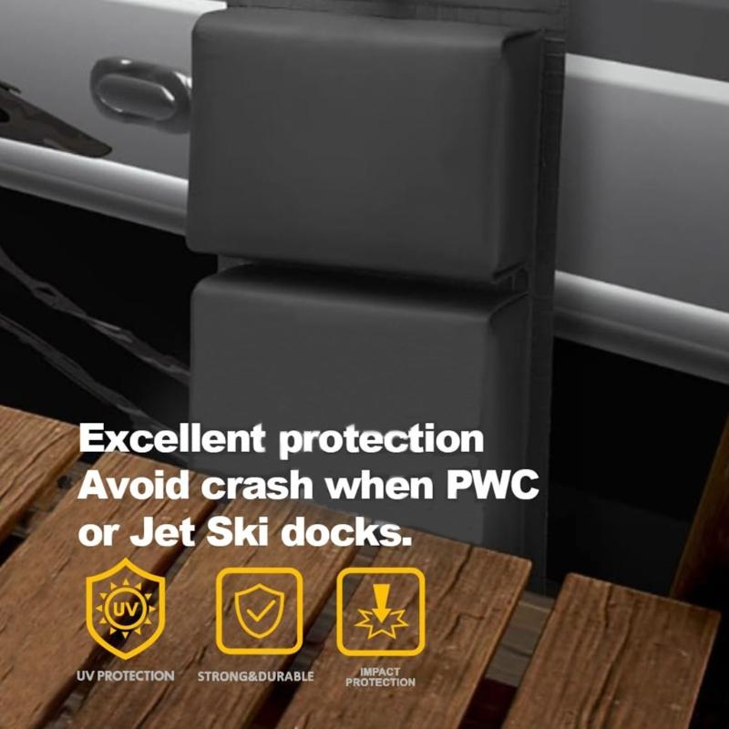 Boats Mudguard Jet Skis Bumper Crash Pad Motorboats Protectors Boats Dock Bumper for Fishing Houseboat Docking Protectors
