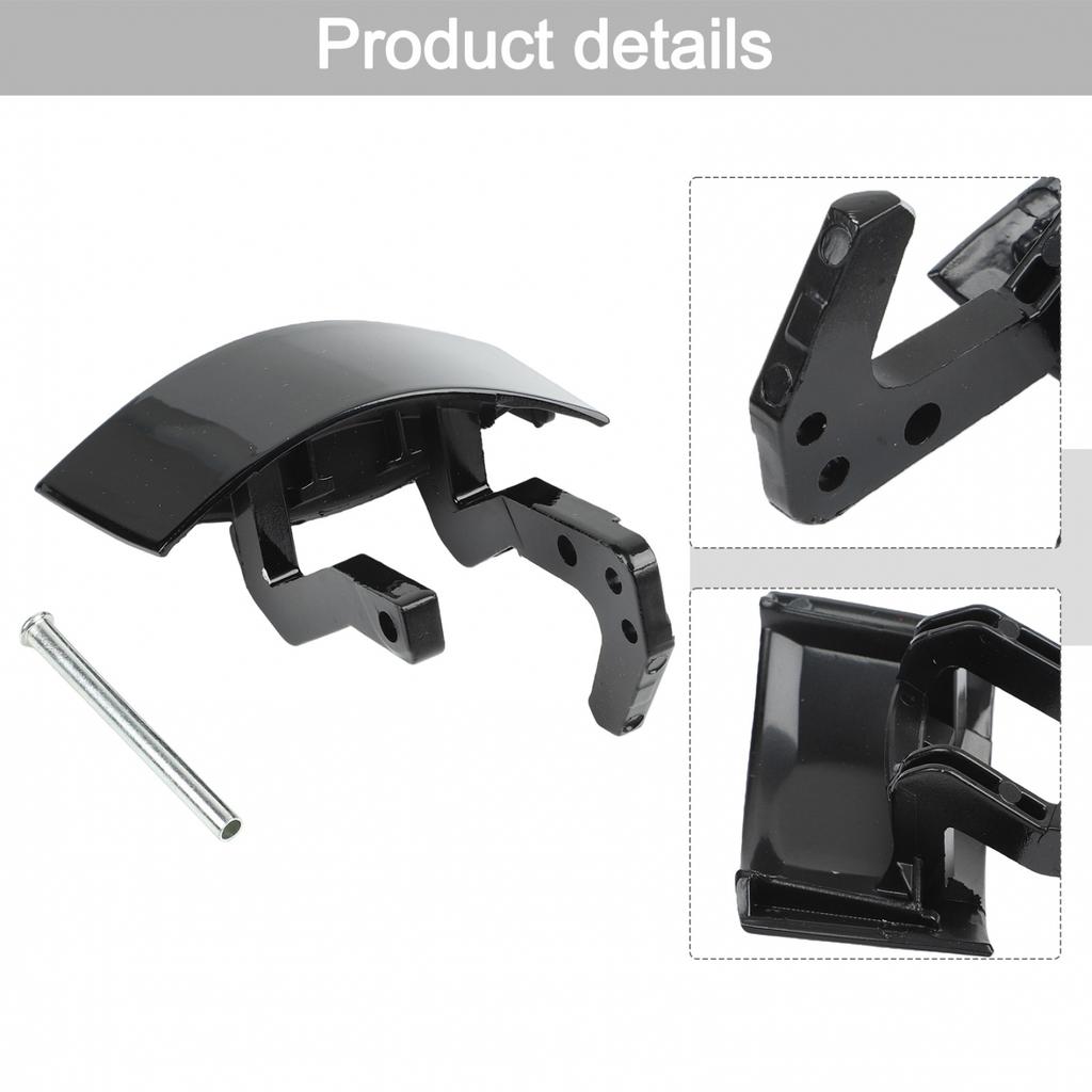 Metal Construction Door Handle Repair Black Finish