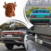 Funny Highland Cattle Car Rear Hitch Cover Cap for Trailer Coupling Trailer Hitch Ball Cover Prevent Receiver Tube From Rusting