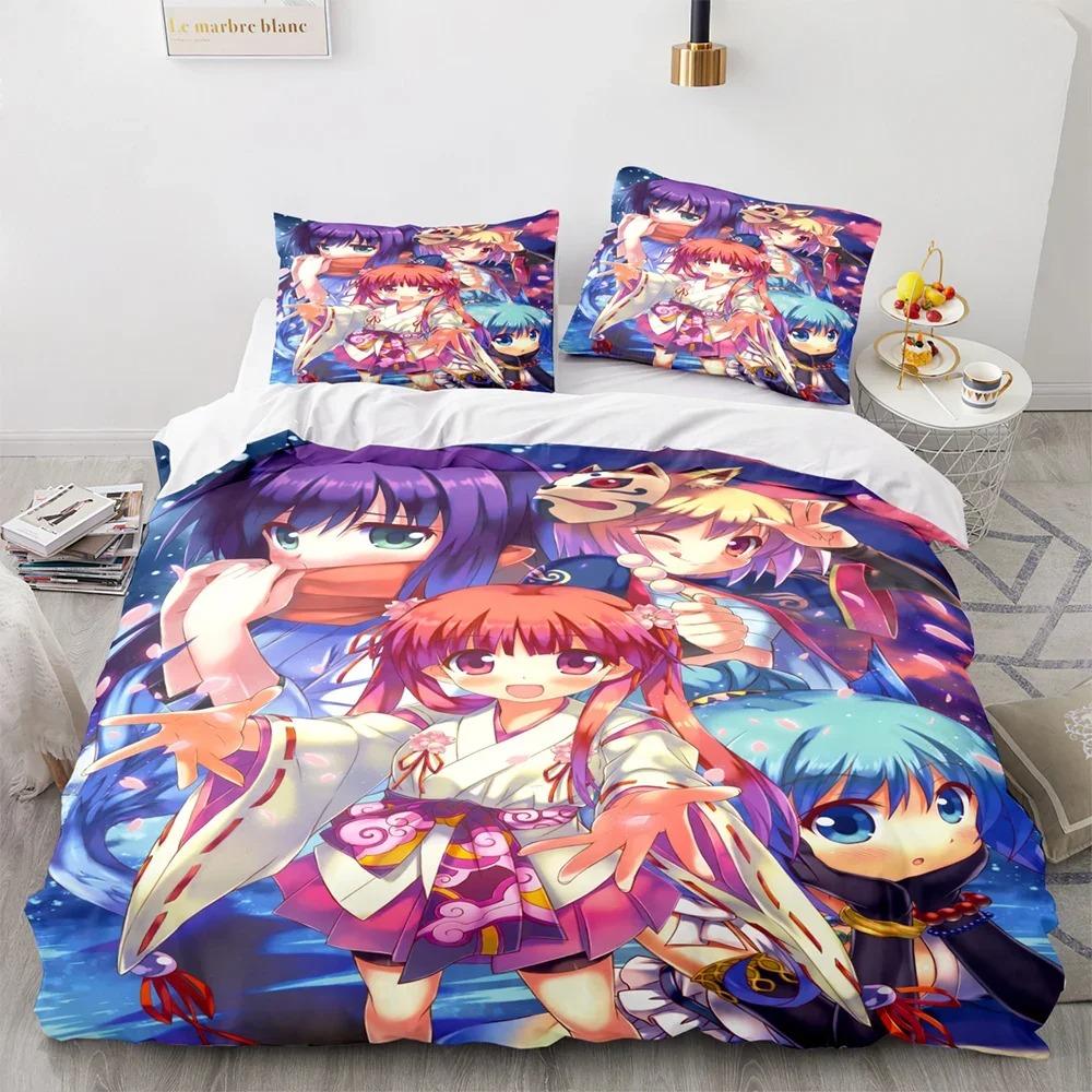 Comfortable Soft 3D Printed Kawaii Girl Anime Sexy Adult Kids Bedclothes Double Twin Full Queen King Quilt