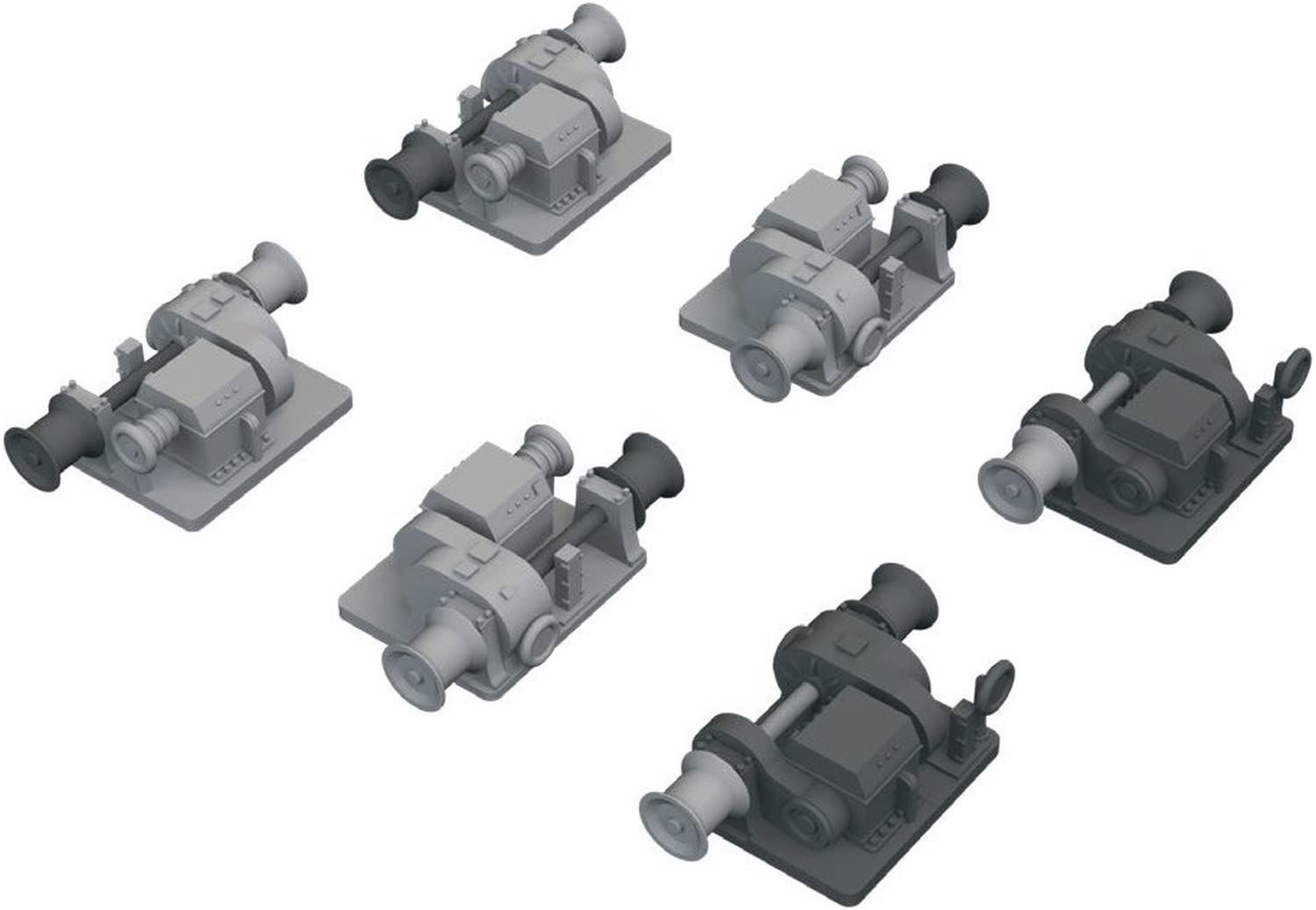 

Eduard Brassin US Navy Electric Ship Winch of Plastic Model Parts EDU653003 1/350 (Set 6)