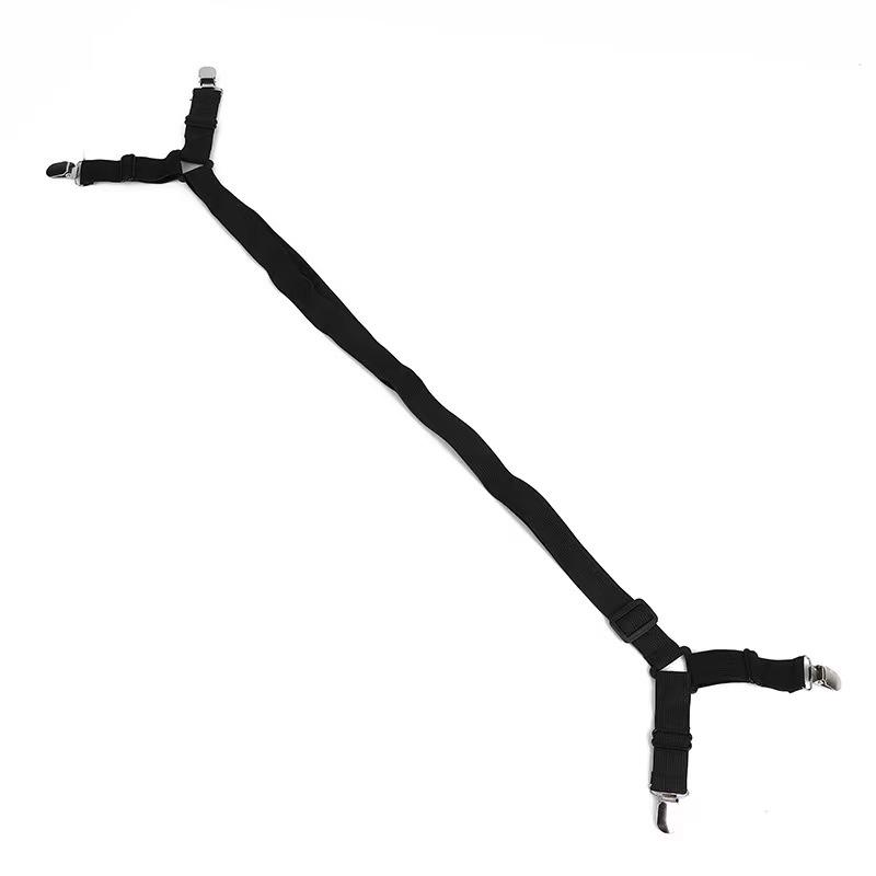 Bed Sheet Holder Adjustable Elastic 12 Clips Fixed Holder Mattress Clip Fasteners Cover Blankets Grippers Fixing Non-Slip Strap