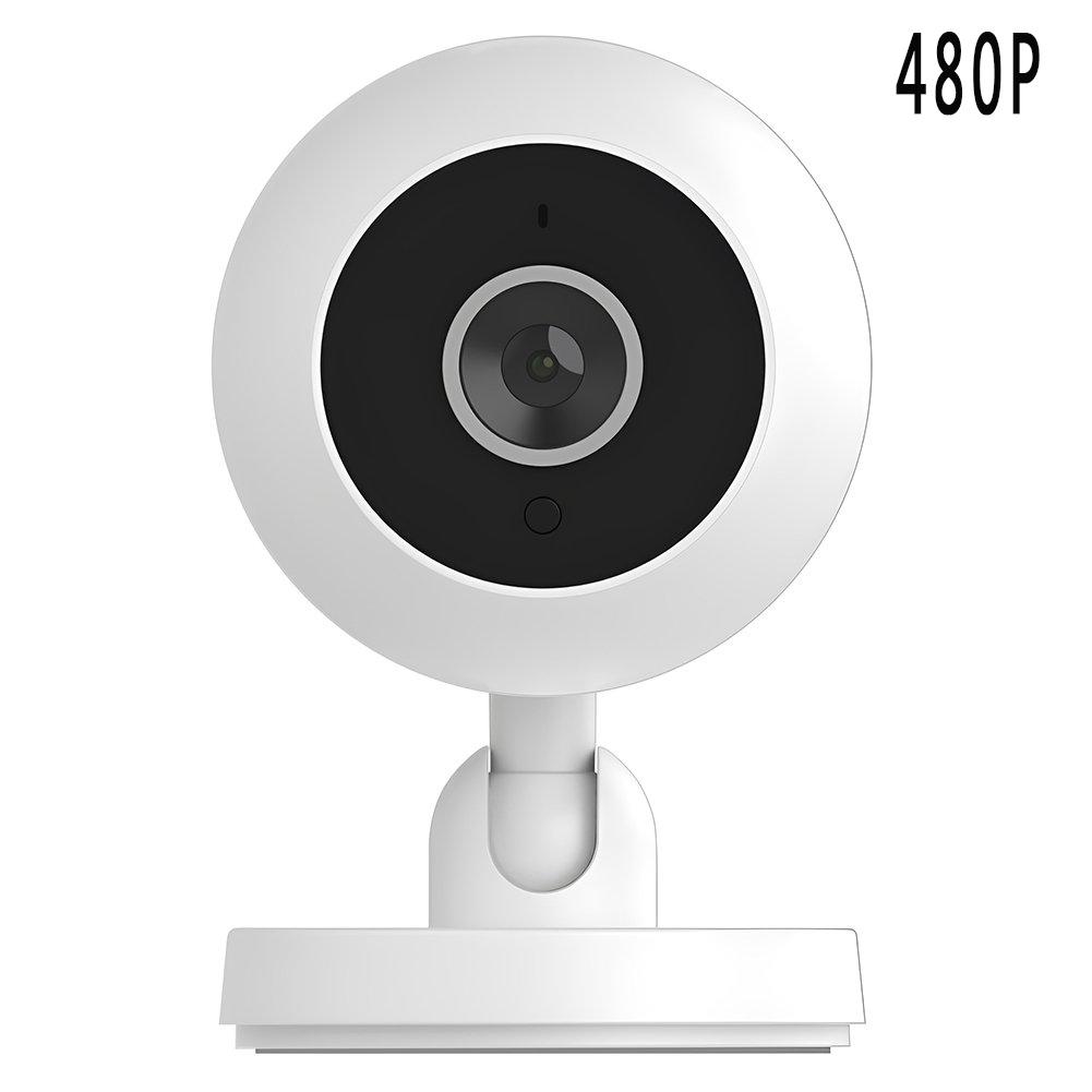 

Внутрішня бездротова камера безпеки, 360° Smart Pet/Baby Wifi Monitor, двосторонній аудіо, нічне бачення, віддалений перегляд через додаток 480P