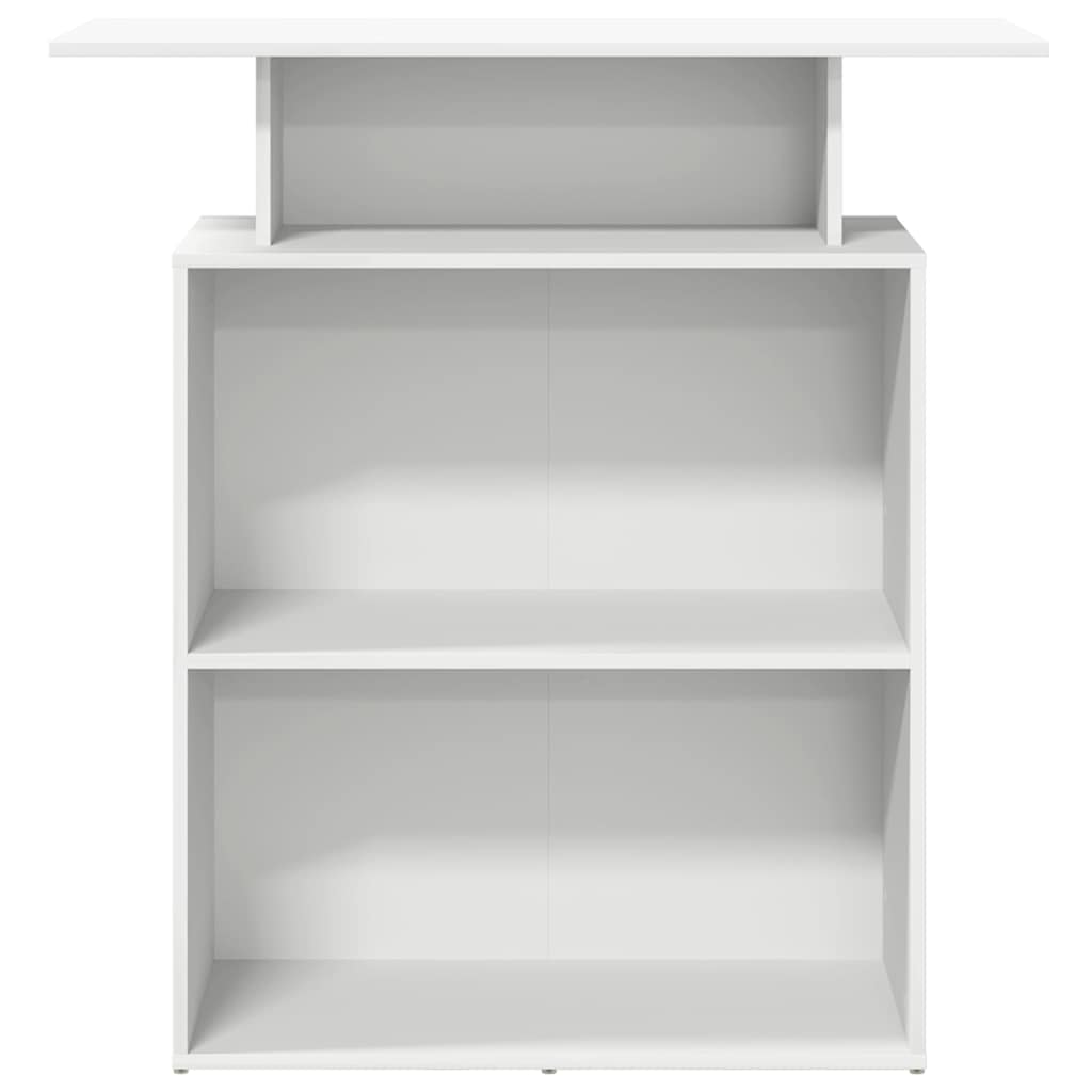 Mostrador de Recepción Blanco 100X40X104 Cm Madera Contrachapada