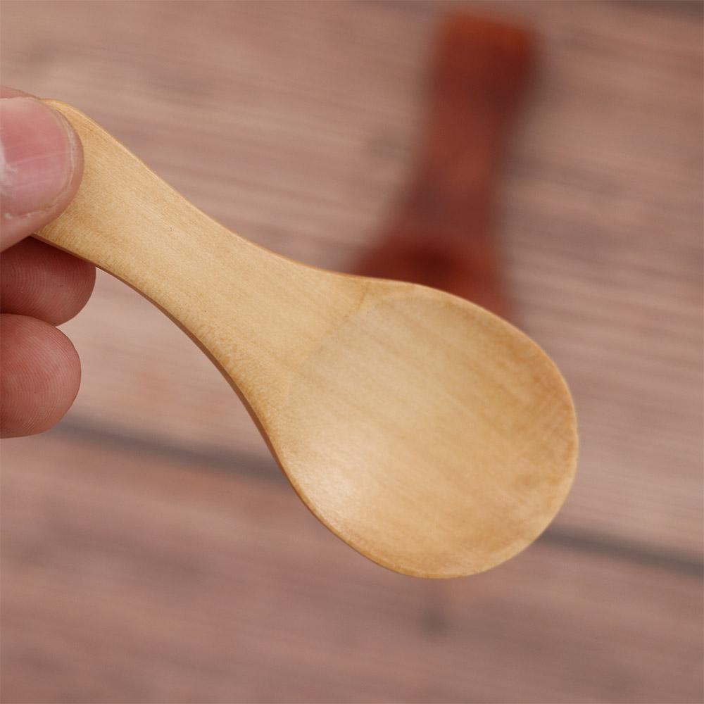 Durable Sugar Wooden Kitchen Tool Coffee Spice Spoon Spoon Condiment Spoons Coffee Scoop