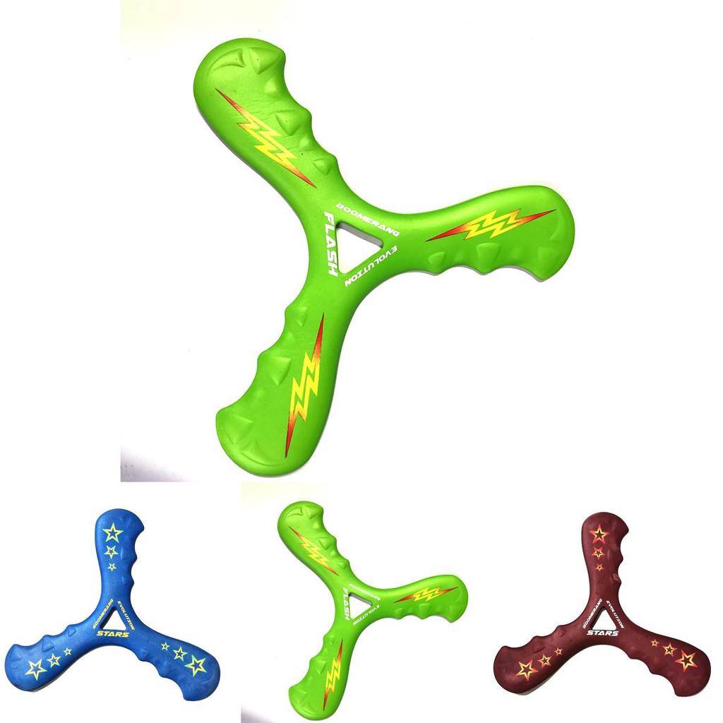 Lightning Three-leaf Children's Safe Boomerang Outdoor Leisure Toy Wholesale
