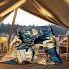 1pc Batman, Superhero Outdoor Flannel Throw Blanket Soft, Lightweight & Warm for Sofa, Office
