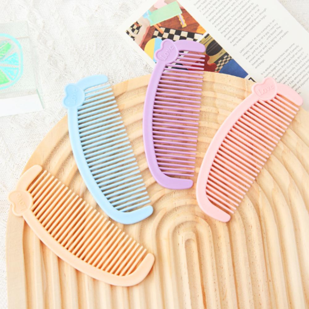 Love Mini Comb Hair Care Kids Hair Brush Hairdressing Comb Cute Hair Comb  Children/Kids