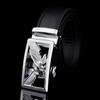 Eagle Automatic Buckle Leather Mens Belt Premium Quality Luxury Belts For Men