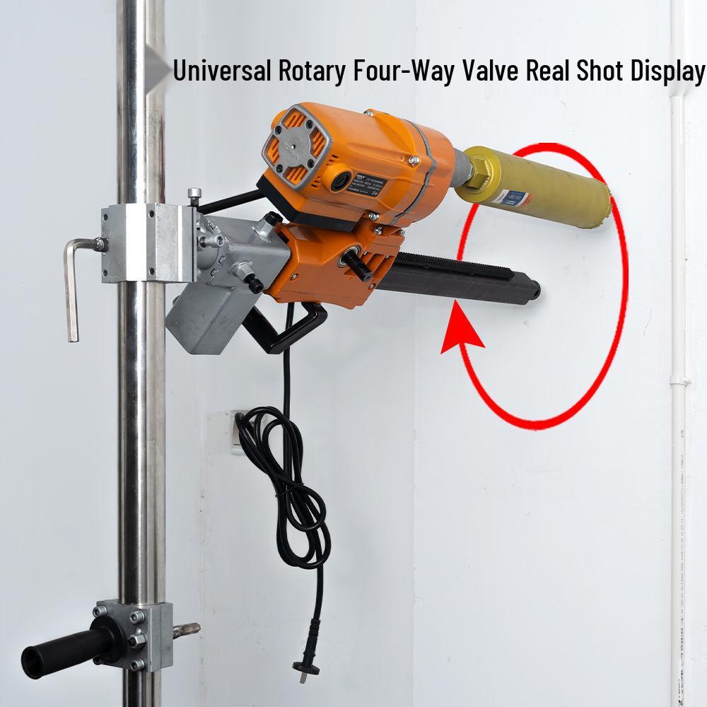Industrial Diamond Core Drill Machine with Hydraulic Lifting Frame and Universal Stand