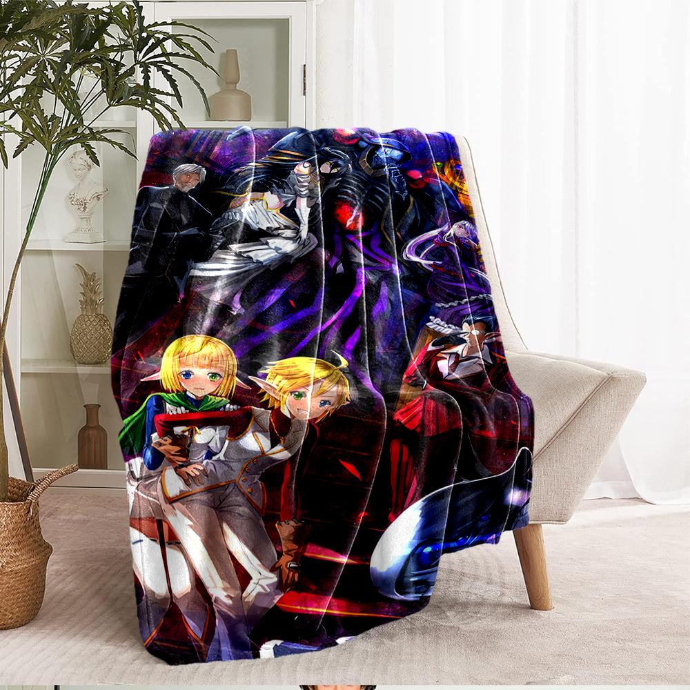 Overlord Theme Printed Blanket - Perfect for Couch, Bed, Travel & Outdoor Use | Machine Washable, Cozy & Durable.