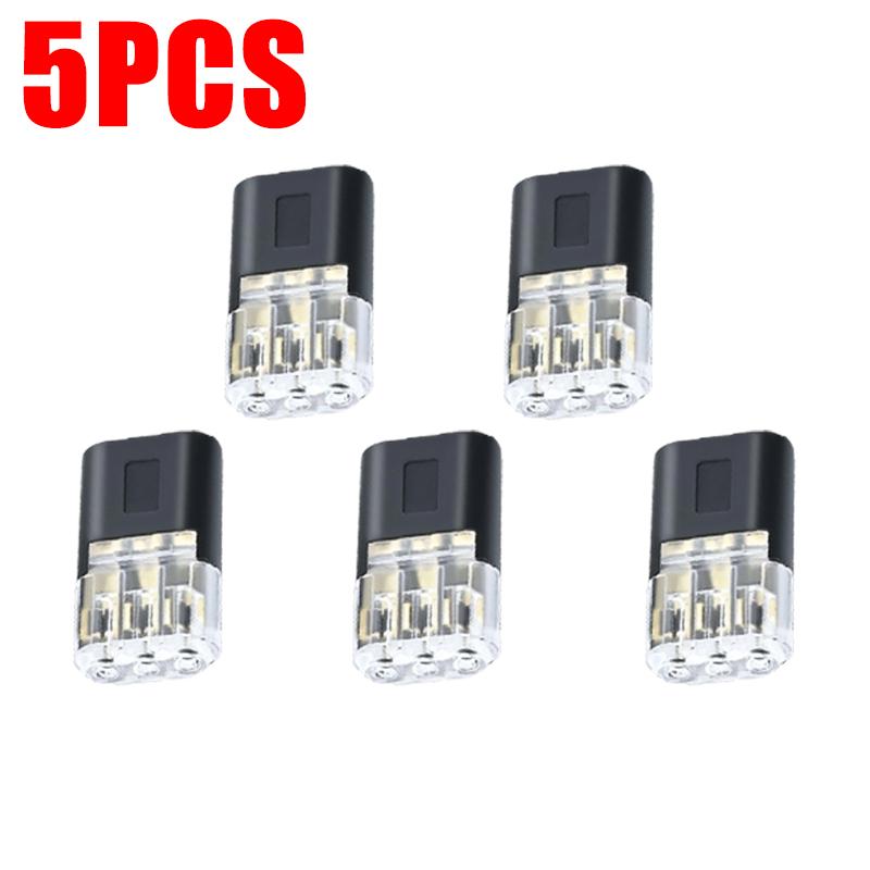 3-Pin Plug Electrical Connector 3-Wire Interchangeable Quick Wire Connector Automotive Wire Cable Ribbon Terminal Connector