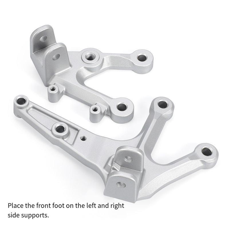 Bracket For Front Footrest Foot Peg Pedals For YZF R25 R3 MT-25 MT-03 2014- Motorcycle