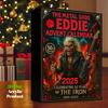 24 Days Eddie Advent Calendar 2025 Christmas Band Pendant Advent Calendar 24pcs 2D Flat Acrylic Pendant Figure Keychain