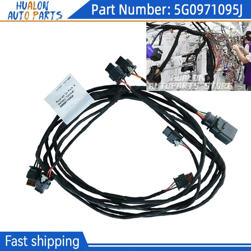 5G0971095J Front Bumper PDC Sensor Wiring Harness for VW Golf MK7 2013+ for Golf VII Parking Sensor Loom 5G0971095E 5G0971095A