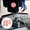 10 pezzi Non Adesivo Non Avviso Non Sicurezza Decalcomanie Adesive Nessun Adesivo Vinile Per Favore Non Sicurezza