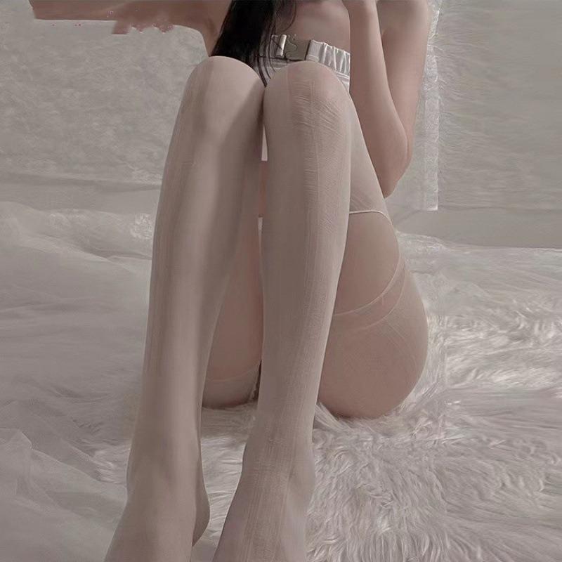 Sexy underwear stockings, hand-torn ultra-thin disposable black stockings, sexy lace women's fun meat stockings